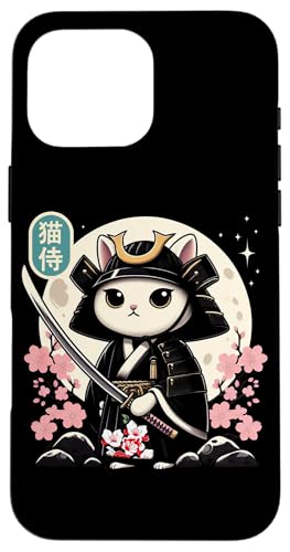 Japanische Samurai Ninja Katze Tattoo Japanische Kawaii Kunst Hülle für iPhone 16 Pro Max Japanische Samurai Ninja Katze Tattoo Japanische Kawaii Kunst Hülle für iPhone 16 Pro Max von Japanese Warrior Culture Japanese Ninja Cat Otaku