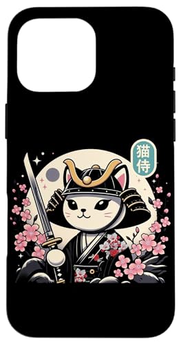 Japanische Samurai Ninja Katze Tattoo Japanische Kawaii Kunst Hülle für iPhone 16 Pro Max Japanische Samurai Ninja Katze Tattoo Japanische Kawaii Kunst Hülle für iPhone 16 Pro Max von Japanese Warrior Culture Japanese Ninja Cat Otaku