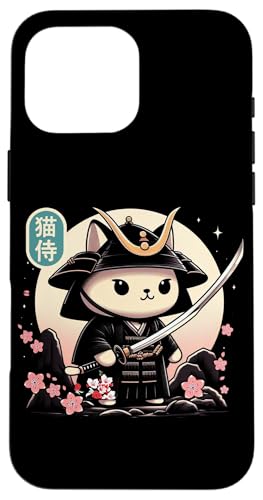 Japanische Samurai Ninja Katze Tattoo Japanische Kawaii Kunst Hülle für iPhone 16 Pro Max Japanische Samurai Ninja Katze Tattoo Japanische Kawaii Kunst Hülle für iPhone 16 Pro Max von Japanese Warrior Culture Japanese Ninja Cat Otaku