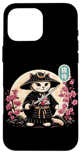 Japanische Samurai Ninja Katze Tattoo Japanische Kawaii Kunst Hülle für iPhone 16 Pro Max Japanische Samurai Ninja Katze Tattoo Japanische Kawaii Kunst Hülle für iPhone 16 Pro Max von Japanese Warrior Culture Japanese Ninja Cat Otaku