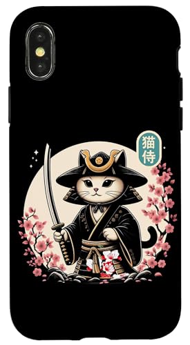 Japanische Samurai Ninja Katze Tattoo Japanische Kawaii Kunst Hülle für iPhone X/XS Japanische Samurai Ninja Katze Tattoo Japanische Kawaii Kunst Hülle für iPhone X/XS von Japanese Warrior Culture Japanese Ninja Cat Otaku