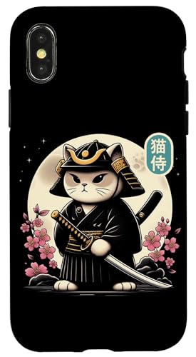 Japanische Samurai Ninja Katze Tattoo Japanische Kawaii Kunst Hülle für iPhone X/XS Japanische Samurai Ninja Katze Tattoo Japanische Kawaii Kunst Hülle für iPhone X/XS von Japanese Warrior Culture Japanese Ninja Cat Otaku