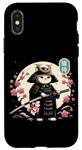 Japanische Samurai Ninja Katze Tattoo Japanische Kawaii Kunst Hülle für iPhone X/XS Japanische Samurai Ninja Katze Tattoo Japanische Kawaii Kunst Hülle für iPhone X/XS von Japanese Warrior Culture Japanese Ninja Cat Otaku