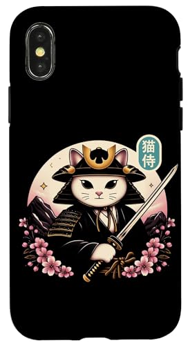 Japanische Samurai Ninja Katze Tattoo Japanische Kawaii Kunst Hülle für iPhone X/XS Japanische Samurai Ninja Katze Tattoo Japanische Kawaii Kunst Hülle für iPhone X/XS von Japanese Warrior Culture Japanese Ninja Cat Otaku