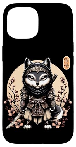 Japanische Samurai-Ninja-Wolf-Tattoo, japanische Kawaii-Kunst Hülle für iPhone 15 Japanische Samurai-Ninja-Wolf-Tattoo, japanische Kawaii-Kunst Hülle für iPhone 15 von Japanese Warrior Culture Japanese Ninja Wolf