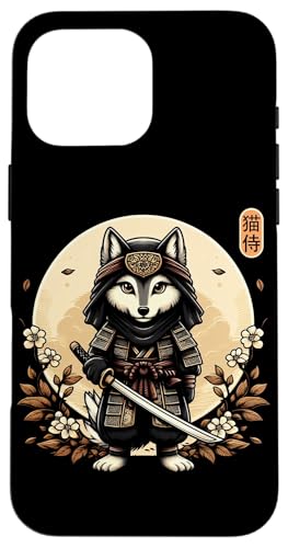 Japanische Samurai-Ninja-Wolf-Tattoo, japanische Kawaii-Kunst Hülle für iPhone 16 Pro Max Japanische Samurai-Ninja-Wolf-Tattoo, japanische Kawaii-Kunst Hülle für iPhone 16 Pro Max von Japanese Warrior Culture Japanese Ninja Wolf