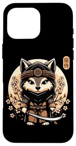 Japanische Samurai-Ninja-Wolf-Tattoo, japanische Kawaii-Kunst Hülle für iPhone 16 Pro Max Japanische Samurai-Ninja-Wolf-Tattoo, japanische Kawaii-Kunst Hülle für iPhone 16 Pro Max von Japanese Warrior Culture Japanese Ninja Wolf