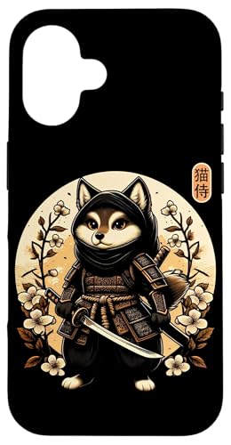 Japanische Samurai-Ninja-Wolf-Tattoo, japanische Kawaii-Kunst Hülle für iPhone 16 Japanische Samurai-Ninja-Wolf-Tattoo, japanische Kawaii-Kunst Hülle für iPhone 16 von Japanese Warrior Culture Japanese Ninja Wolf