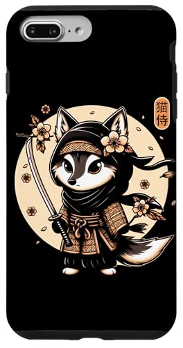 Japanische Samurai-Ninja-Wolf-Tattoo, japanische Kawaii-Kunst Hülle für iPhone 7 Plus/8 Plus von Japanese Warrior Culture Japanese Ninja Wolf