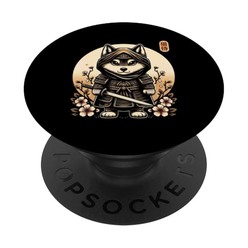 Japanische Samurai-Ninja-Wolf-Tattoo, japanische Kawaii-Kunst PopSockets Klebender PopGrip Japanische Samurai-Ninja-Wolf-Tattoo, japanische Kawaii-Kunst PopSockets Klebender PopGrip von Japanese Warrior Culture Japanese Ninja Wolf