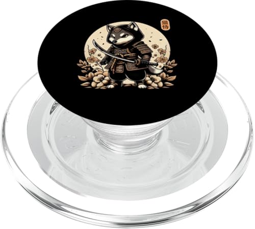 Japanische Samurai-Ninja-Wolf-Tattoo, japanische Kawaii-Kunst PopSockets PopGrip für MagSafe Japanische Samurai-Ninja-Wolf-Tattoo, japanische Kawaii-Kunst PopSockets PopGrip für MagSafe von Japanese Warrior Culture Japanese Ninja Wolf