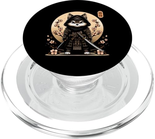 Japanische Samurai-Ninja-Wolf-Tattoo, japanische Kawaii-Kunst PopSockets PopGrip für MagSafe Japanische Samurai-Ninja-Wolf-Tattoo, japanische Kawaii-Kunst PopSockets PopGrip für MagSafe von Japanese Warrior Culture Japanese Ninja Wolf
