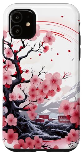 Hülle für iPhone 11 Japan Kirschblüten Landschaft von Japanische Kirschblütenlandschaft