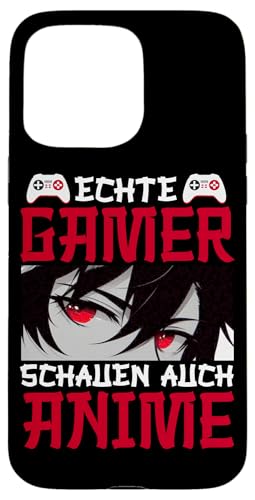 Echte Gamer Schauen Auch Anime Manga Otaku Gaming Zocken Hülle für iPhone 15 Pro Max Echte Gamer Schauen Auch Anime Manga Otaku Gaming Zocken Hülle für iPhone 15 Pro Max von Japanische Kultur Anime Gamer Kawaii Gaming