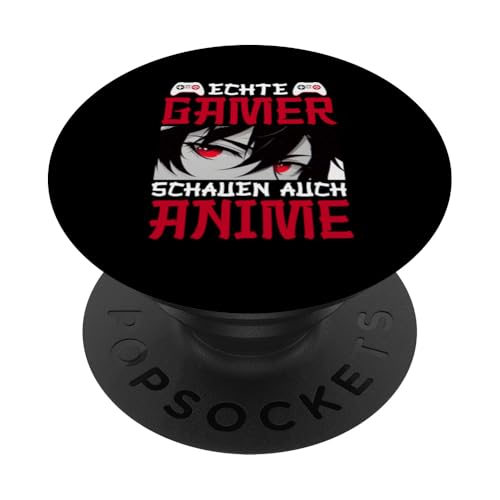 Echte Gamer Schauen Auch Anime Manga Otaku Gaming Zocken PopSockets Klebender PopGrip Echte Gamer Schauen Auch Anime Manga Otaku Gaming Zocken PopSockets Klebender PopGrip von Japanische Kultur Anime Gamer Kawaii Gaming