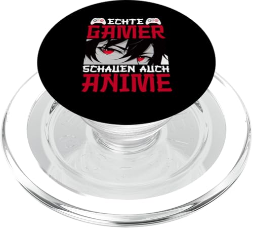 Echte Gamer Schauen Auch Anime Manga Otaku Gaming Zocken PopSockets PopGrip für MagSafe Echte Gamer Schauen Auch Anime Manga Otaku Gaming Zocken PopSockets PopGrip für MagSafe von Japanische Kultur Anime Gamer Kawaii Gaming