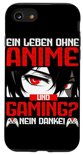 Ein Leben Ohne Anime Und Gaming Nein Danke Otaku Manga Hülle für iPhone SE (2020) / 7 / 8 von Japanische Kultur Anime Gamer Kawaii Gaming