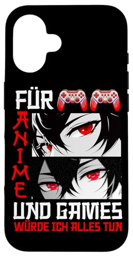 Für Anime Und Gaming Würde Ich Alles Tun Zocken Otaku Manga Hülle für iPhone 16 Für Anime Und Gaming Würde Ich Alles Tun Zocken Otaku Manga Hülle für iPhone 16 von Japanische Kultur Anime Gamer Kawaii Gaming