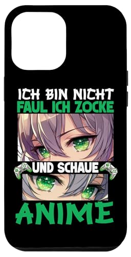 Ich Bin NIcht Faul Ich Zocke Und Schaue Anime Otaku Manga Hülle für iPhone 12 Pro Max von Japanische Kultur Anime Gamer Kawaii Gaming