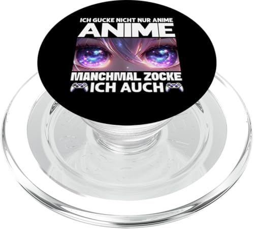 Ich Gucke Nicht Nur Anime Manchmal Zocke Ich Auch Gamer PopSockets PopGrip für MagSafe von Japanische Kultur Anime Gamer Kawaii Gaming
