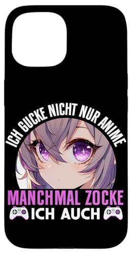 Ich Gucke Nicht Nur Anime Manchmal Zocke Ich Auch Manga Hülle für iPhone 15 Ich Gucke Nicht Nur Anime Manchmal Zocke Ich Auch Manga Hülle für iPhone 15 von Japanische Kultur Anime Gamer Kawaii Gaming