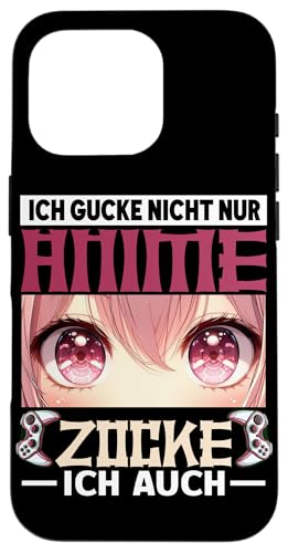 Ich Gucke Nicht Nur Anime Manchmal Zocke Ich Auch Manga Hülle für iPhone 16 Pro Ich Gucke Nicht Nur Anime Manchmal Zocke Ich Auch Manga Hülle für iPhone 16 Pro von Japanische Kultur Anime Gamer Kawaii Gaming