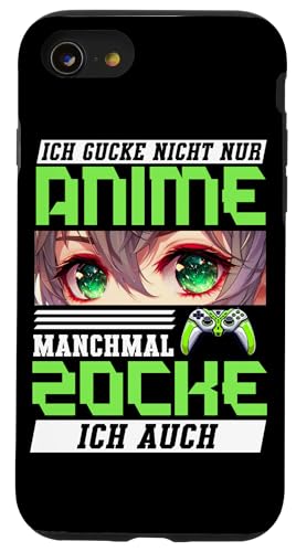 Ich Gucke Nicht Nur Anime Manchmal Zocke Ich Auch Manga Hülle für iPhone SE (2020) / 7 / 8 von Japanische Kultur Anime Gamer Kawaii Gaming