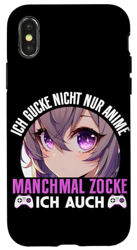 Ich Gucke Nicht Nur Anime Manchmal Zocke Ich Auch Manga Hülle für iPhone X/XS Ich Gucke Nicht Nur Anime Manchmal Zocke Ich Auch Manga Hülle für iPhone X/XS von Japanische Kultur Anime Gamer Kawaii Gaming