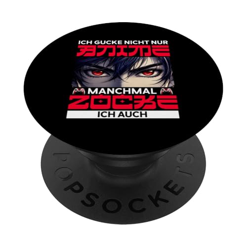 Ich Gucke Nicht Nur Anime Manchmal Zocke Ich Auch Manga PopSockets Klebender PopGrip Ich Gucke Nicht Nur Anime Manchmal Zocke Ich Auch Manga PopSockets Klebender PopGrip von Japanische Kultur Anime Gamer Kawaii Gaming