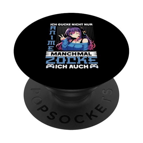 Ich Gucke Nicht Nur Anime Manchmal Zocke Ich Auch Manga PopSockets Klebender PopGrip Ich Gucke Nicht Nur Anime Manchmal Zocke Ich Auch Manga PopSockets Klebender PopGrip von Japanische Kultur Anime Gamer Kawaii Gaming