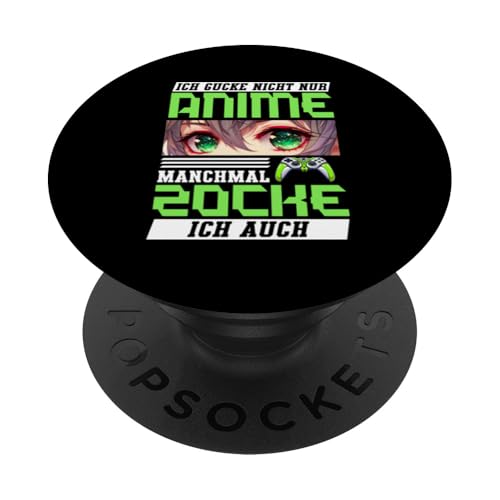 Ich Gucke Nicht Nur Anime Manchmal Zocke Ich Auch Manga PopSockets Klebender PopGrip Ich Gucke Nicht Nur Anime Manchmal Zocke Ich Auch Manga PopSockets Klebender PopGrip von Japanische Kultur Anime Gamer Kawaii Gaming