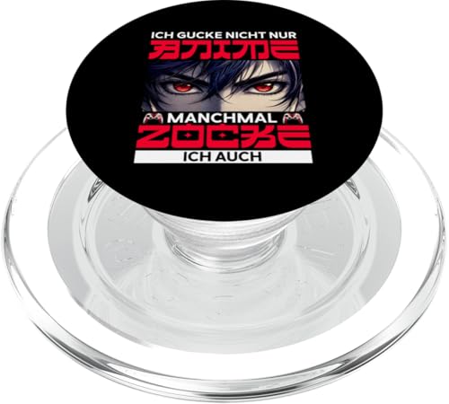 Ich Gucke Nicht Nur Anime Manchmal Zocke Ich Auch Manga PopSockets PopGrip für MagSafe von Japanische Kultur Anime Gamer Kawaii Gaming