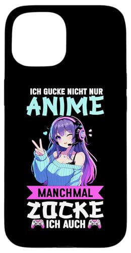 Ich Gucke Nicht Nur Anime Manchmal Zocke Ich Auch Otaku Hülle für iPhone 15 Ich Gucke Nicht Nur Anime Manchmal Zocke Ich Auch Otaku Hülle für iPhone 15 von Japanische Kultur Anime Gamer Kawaii Gaming