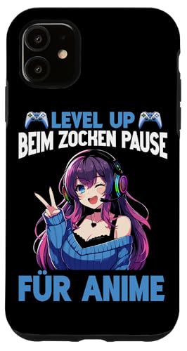 Level Up Beim Zocken Pause Für Anime Otaku Manga Zocken Hülle für iPhone 11 Level Up Beim Zocken Pause Für Anime Otaku Manga Zocken Hülle für iPhone 11 von Japanische Kultur Anime Gamer Kawaii Gaming