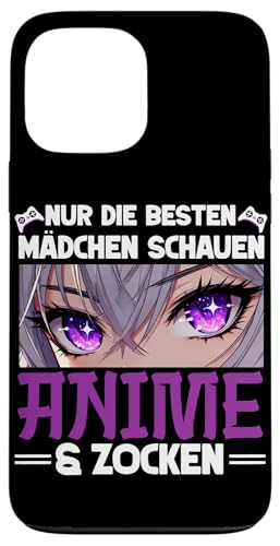 Nur Die Besten Mädchen Schauen Anime & Zocken Gamer Hülle für iPhone 13 Pro Max von Japanische Kultur Anime Gamer Kawaii Gaming