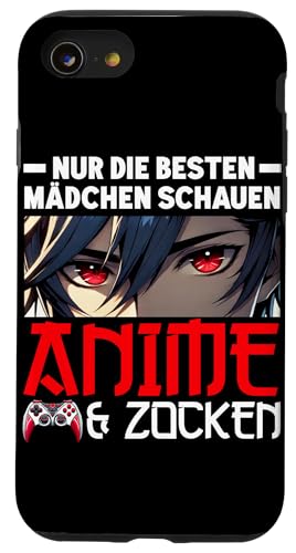 Nur Die Besten Mädchen Schauen Anime & Zocken Gamer Hülle für iPhone SE (2020) / 7 / 8 von Japanische Kultur Anime Gamer Kawaii Gaming