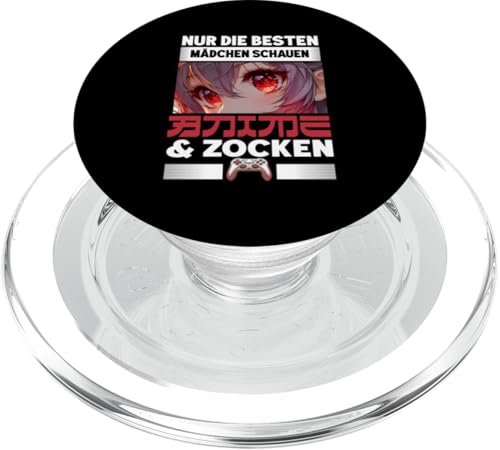 Nur Die Besten Mädchen Schauen Anime & Zocken Gaming PopSockets PopGrip für MagSafe Nur Die Besten Mädchen Schauen Anime & Zocken Gaming PopSockets PopGrip für MagSafe von Japanische Kultur Anime Gamer Kawaii Gaming