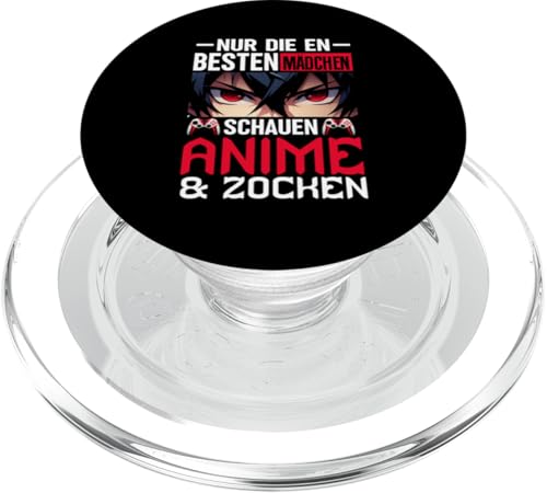 Nur Die Besten Mädchen Schauen Anime & Zocken Gaming PopSockets PopGrip für MagSafe Nur Die Besten Mädchen Schauen Anime & Zocken Gaming PopSockets PopGrip für MagSafe von Japanische Kultur Anime Gamer Kawaii Gaming