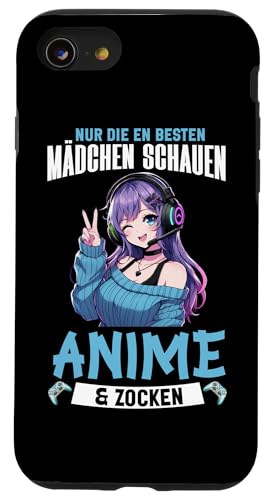 Nur Die Besten Mädchen Schauen Anime & Zocken Manga Otaku Hülle für iPhone SE (2020) / 7 / 8 von Japanische Kultur Anime Gamer Kawaii Gaming