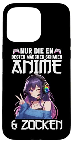 Nur Die Besten Mädchen Schauen Anime & Zocken Otaku Manga Hülle für iPhone 15 Pro Max Nur Die Besten Mädchen Schauen Anime & Zocken Otaku Manga Hülle für iPhone 15 Pro Max von Japanische Kultur Anime Gamer Kawaii Gaming