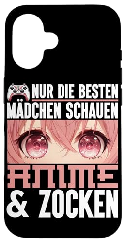 Nur Die Besten Mädchen Schauen Anime & Zocken Otaku Manga Hülle für iPhone 16 Nur Die Besten Mädchen Schauen Anime & Zocken Otaku Manga Hülle für iPhone 16 von Japanische Kultur Anime Gamer Kawaii Gaming