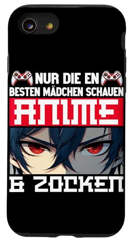 Nur Die Besten Mädchen Schauen Anime & Zocken Otaku Manga Hülle für iPhone SE (2020) / 7 / 8 von Japanische Kultur Anime Gamer Kawaii Gaming