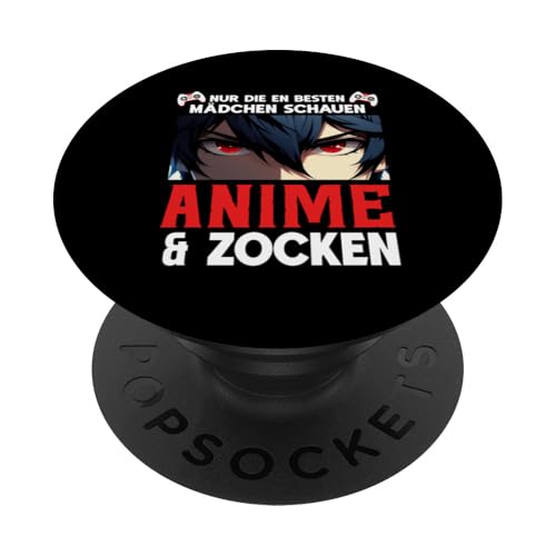 Nur Die Besten Mädchen Schauen Anime & Zocken Otaku Manga PopSockets Klebender PopGrip Nur Die Besten Mädchen Schauen Anime & Zocken Otaku Manga PopSockets Klebender PopGrip von Japanische Kultur Anime Gamer Kawaii Gaming