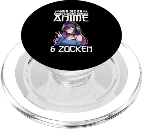 Nur Die Besten Mädchen Schauen Anime & Zocken Otaku Manga PopSockets PopGrip für MagSafe Nur Die Besten Mädchen Schauen Anime & Zocken Otaku Manga PopSockets PopGrip für MagSafe von Japanische Kultur Anime Gamer Kawaii Gaming