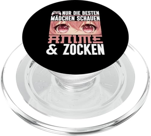 Nur Die Besten Mädchen Schauen Anime & Zocken Otaku Manga PopSockets PopGrip für MagSafe Nur Die Besten Mädchen Schauen Anime & Zocken Otaku Manga PopSockets PopGrip für MagSafe von Japanische Kultur Anime Gamer Kawaii Gaming