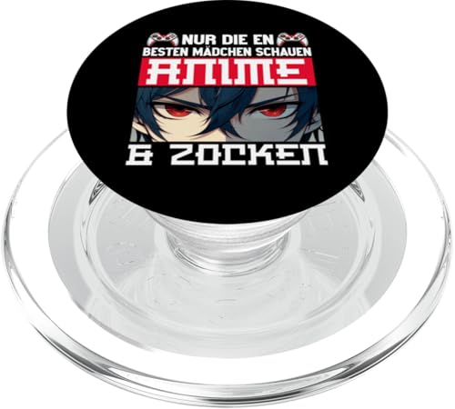 Nur Die Besten Mädchen Schauen Anime & Zocken Otaku Manga PopSockets PopGrip für MagSafe Nur Die Besten Mädchen Schauen Anime & Zocken Otaku Manga PopSockets PopGrip für MagSafe von Japanische Kultur Anime Gamer Kawaii Gaming