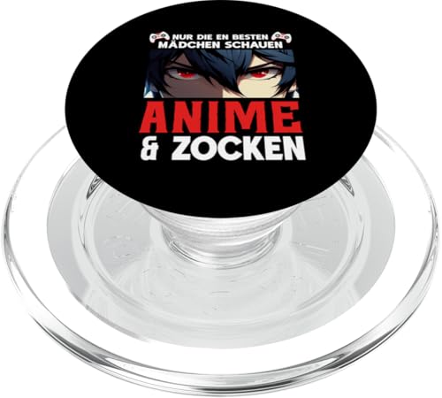 Nur Die Besten Mädchen Schauen Anime & Zocken Otaku Manga PopSockets PopGrip für MagSafe Nur Die Besten Mädchen Schauen Anime & Zocken Otaku Manga PopSockets PopGrip für MagSafe von Japanische Kultur Anime Gamer Kawaii Gaming