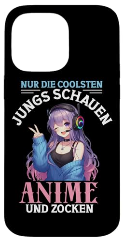 Nur Die Coolste Jungs Schauen Anime Und Zocken Gaming Hülle für iPhone 14 Pro Max Nur Die Coolste Jungs Schauen Anime Und Zocken Gaming Hülle für iPhone 14 Pro Max von Japanische Kultur Anime Gamer Kawaii Gaming