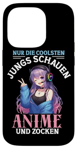 Nur Die Coolste Jungs Schauen Anime Und Zocken Gaming Hülle für iPhone 14 Pro Nur Die Coolste Jungs Schauen Anime Und Zocken Gaming Hülle für iPhone 14 Pro von Japanische Kultur Anime Gamer Kawaii Gaming