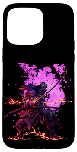 Samurai-Bogenschütze Bogenjäger Ukiyo-e-Krieger Kyudo Hülle für iPhone 15 Pro Max Samurai-Bogenschütze Bogenjäger Ukiyo-e-Krieger Kyudo Hülle für iPhone 15 Pro Max von Japanischer Samurai Bogenschütze Bogenschießen